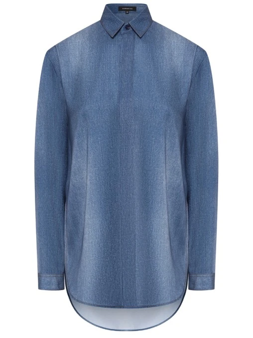 Рубашка однотонная BARBARA BUI