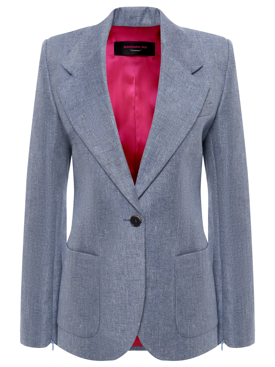 Пиджак изо льна и хлопка