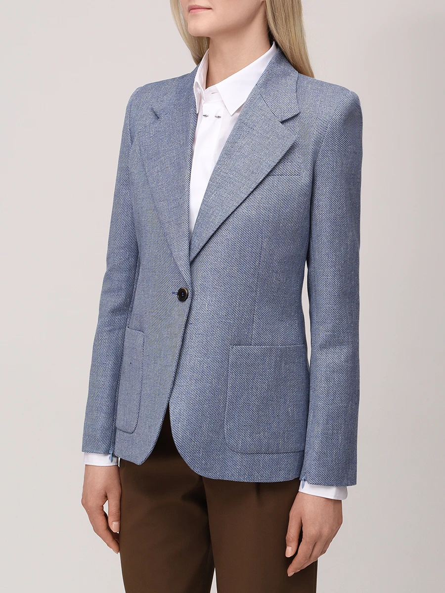 Пиджак изо льна и хлопка