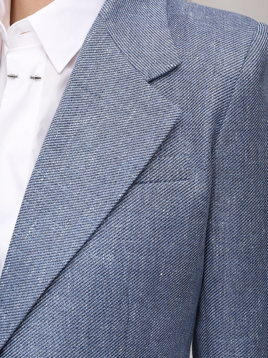 Пиджак изо льна и хлопка