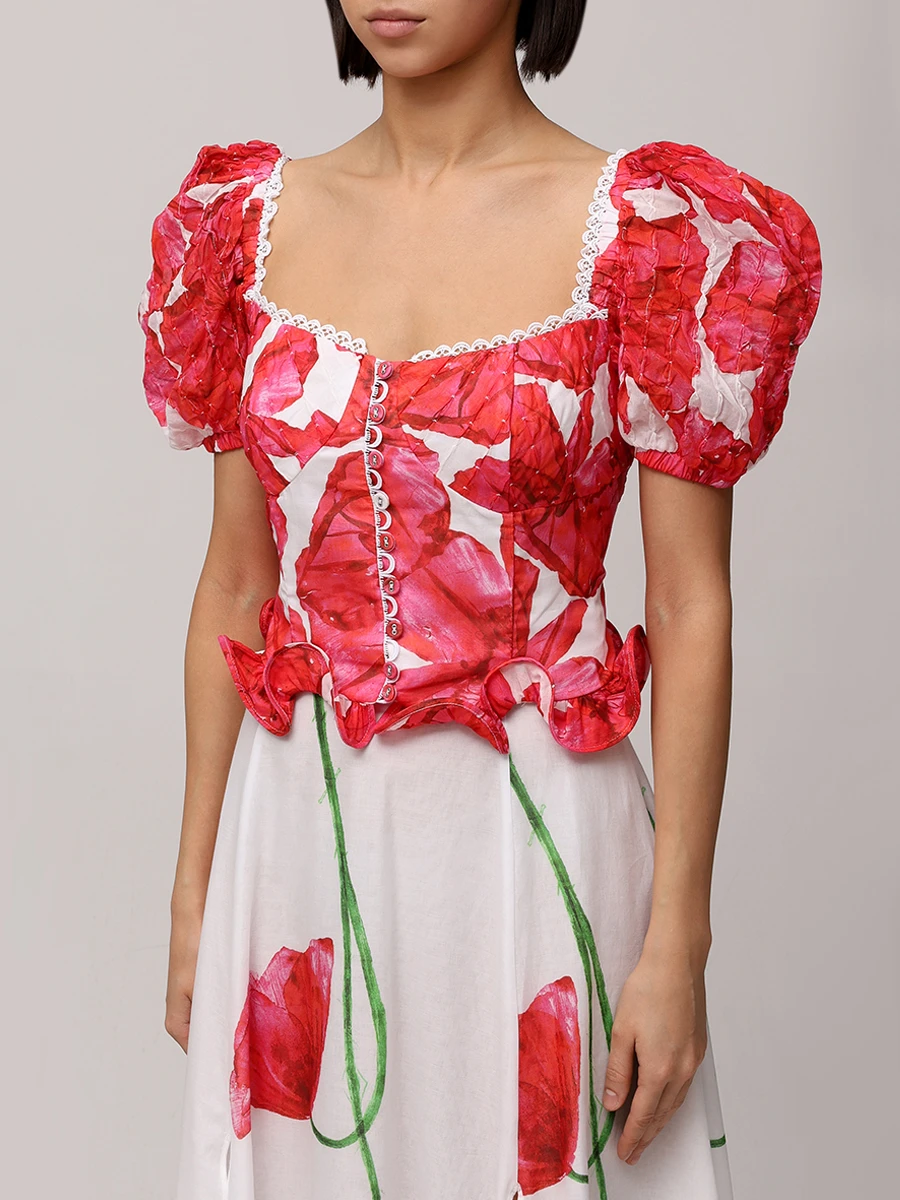 Топ хлопковый