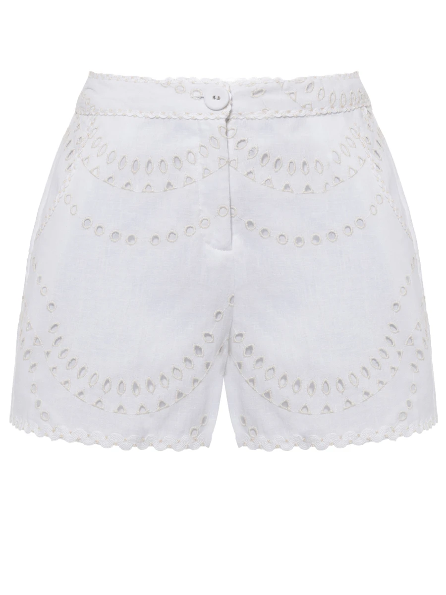 Шорты из хлопка и льна