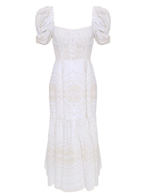 Платье из хлопка и льна CHARO RUIZ