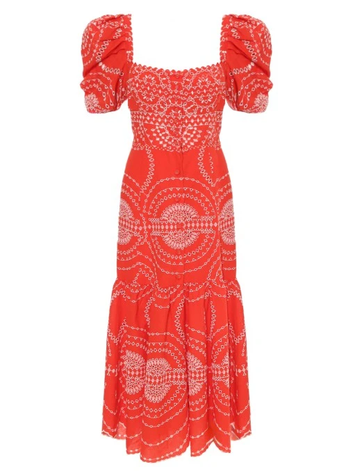 Платье из хлопка и льна CHARO RUIZ