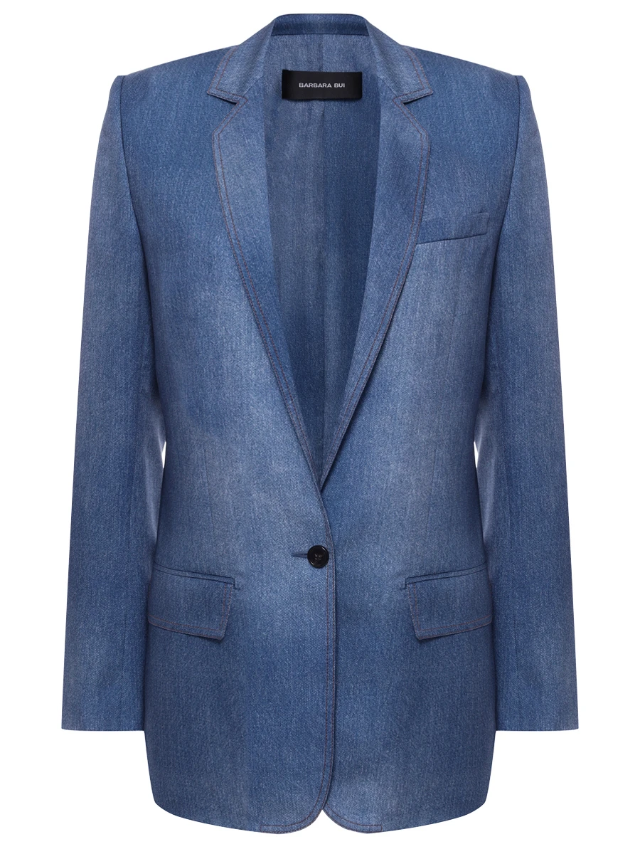 Пиджак однотонный