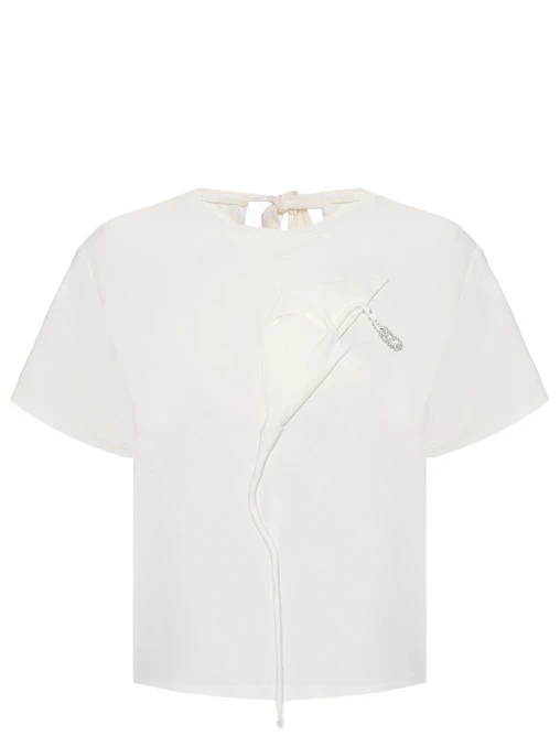 Футболка из вискозы MAISON BOHEMIQUE