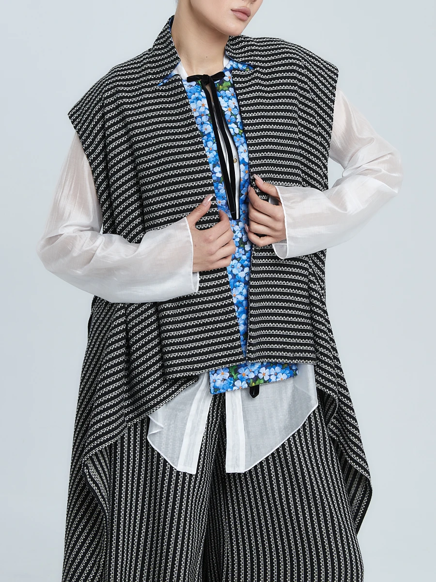 Жилет «Незабудки» двусторонний