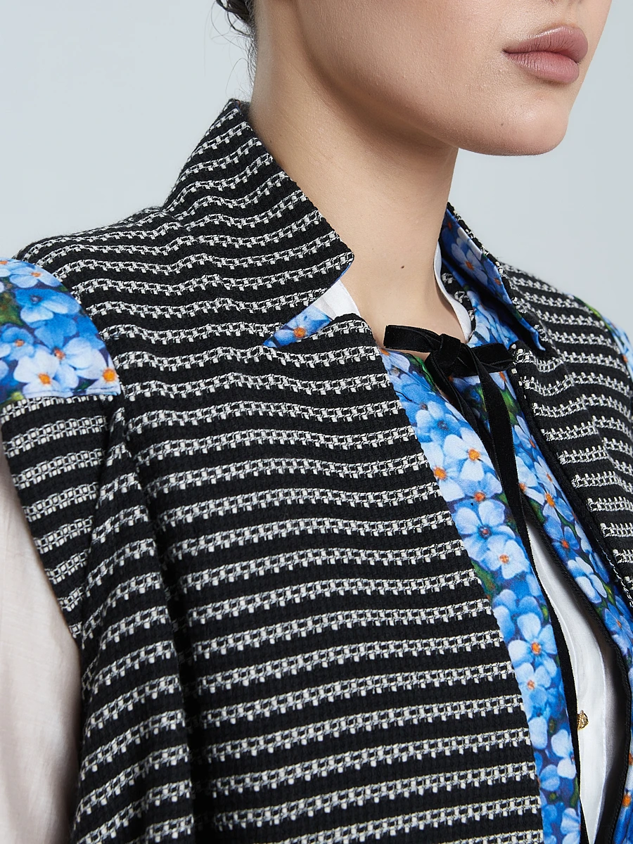 Жилет «Незабудки» двусторонний