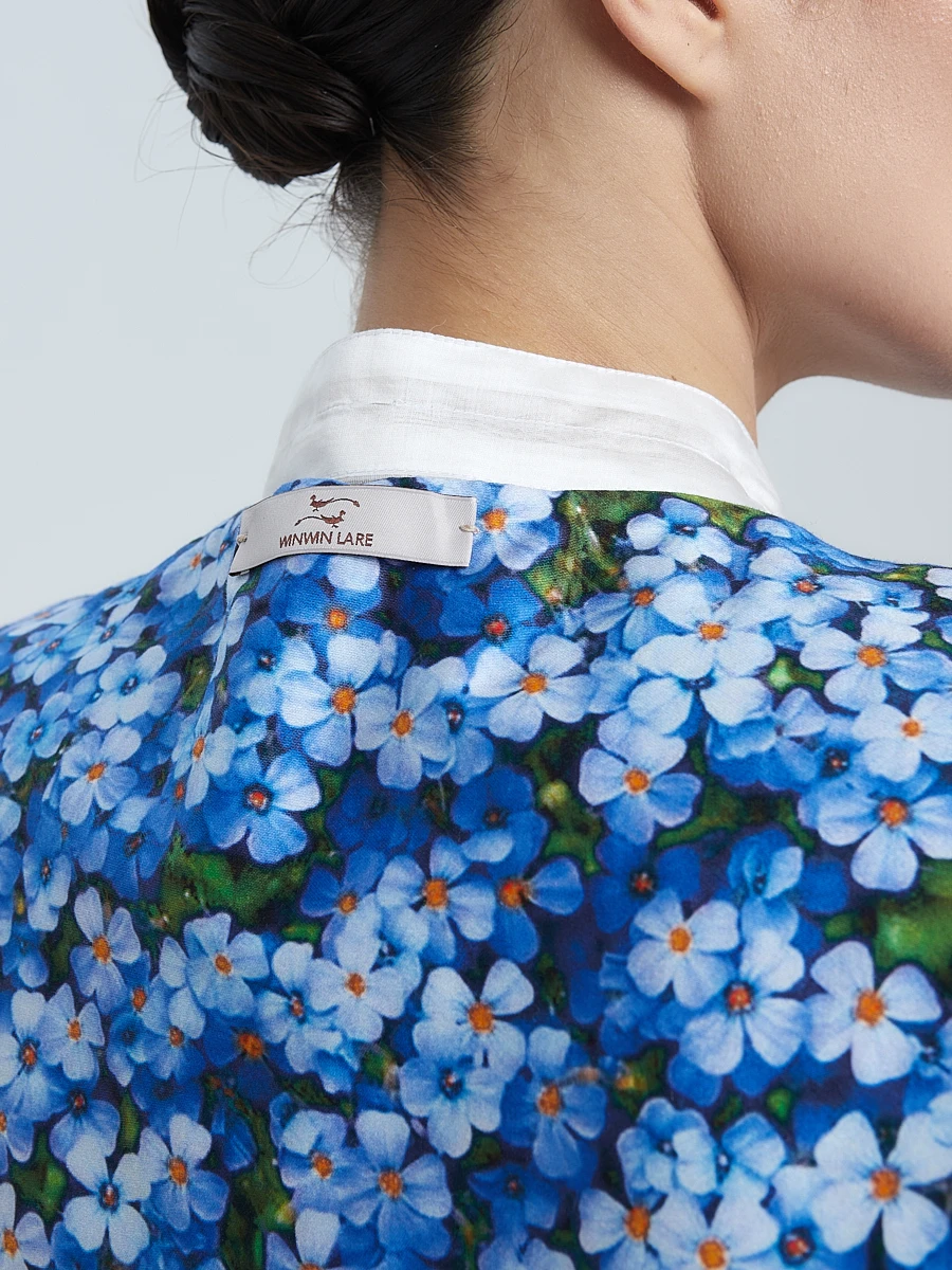 Жилет «Незабудки» двусторонний