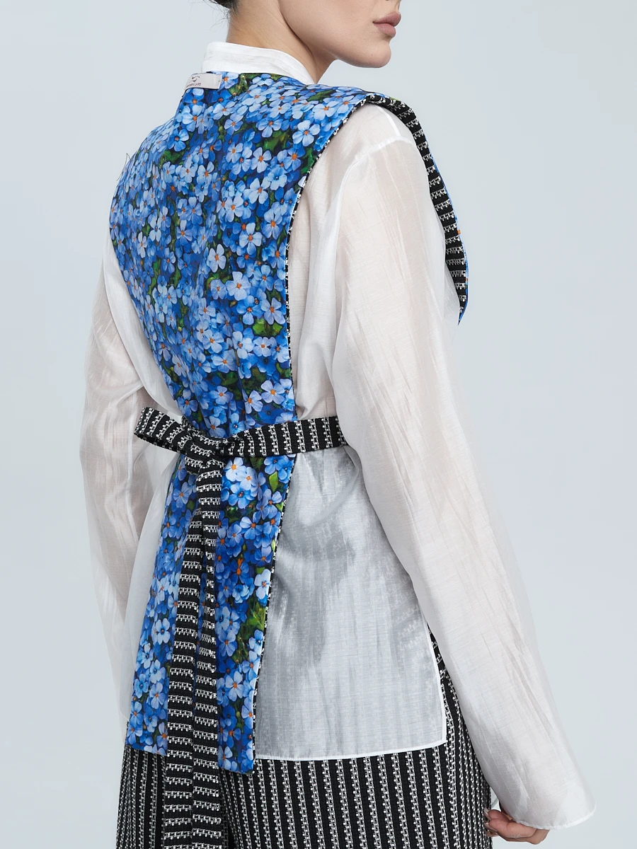 Жилет «Незабудки» двусторонний