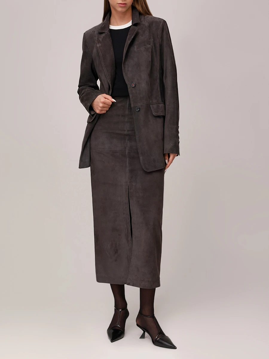 Юбка MERCY замшевая