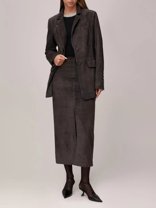 Пиджак CLOVER замшевый JULIAKISELEVA