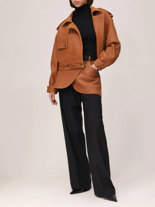 Куртка MINI кожаная JULIAKISELEVA