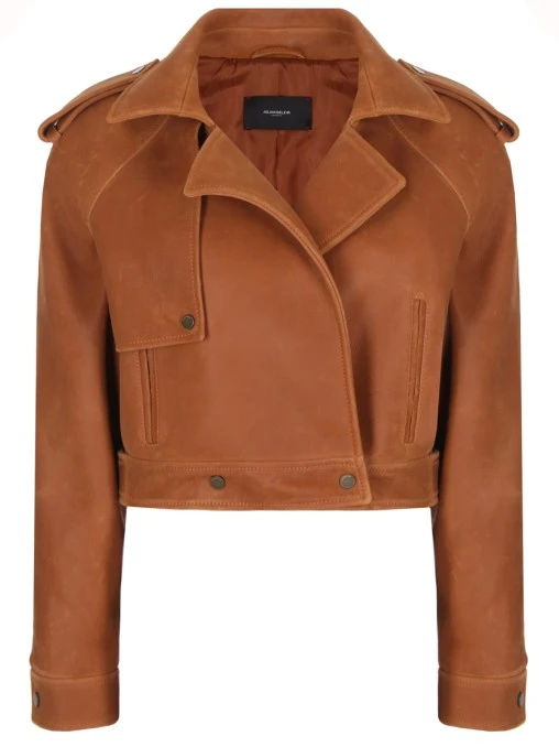 Куртка MINI кожаная JULIAKISELEVA