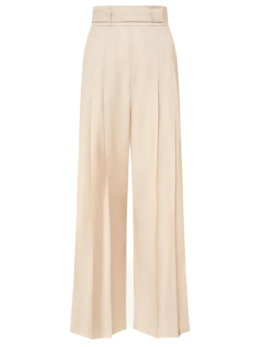 Брюки из шерсти и вискозы Zlatoslava SASHASKVO