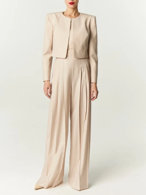 Брюки из шерсти и вискозы Zlatoslava SASHASKVO