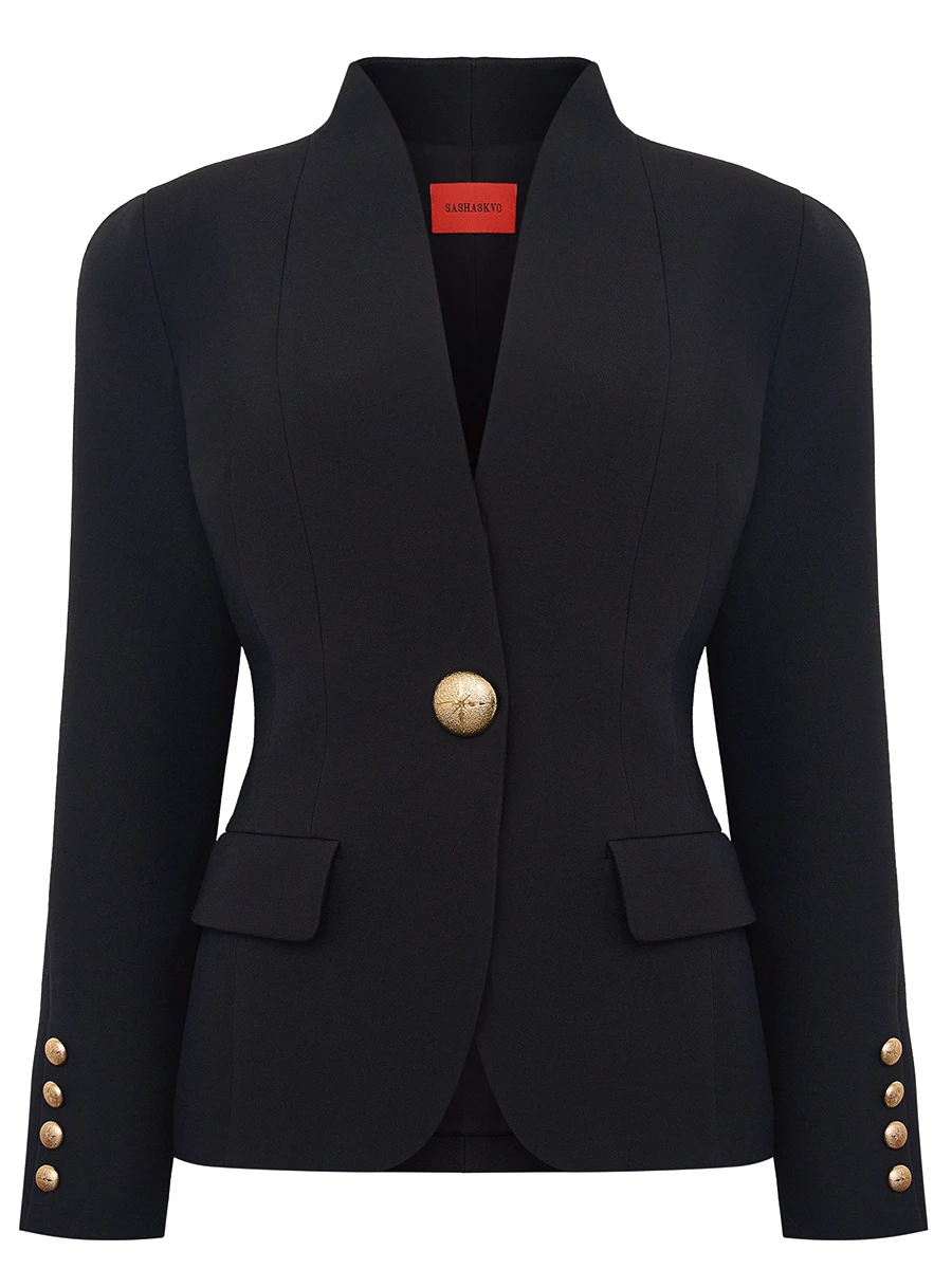 Жакет из шерсти и шелка Azalia