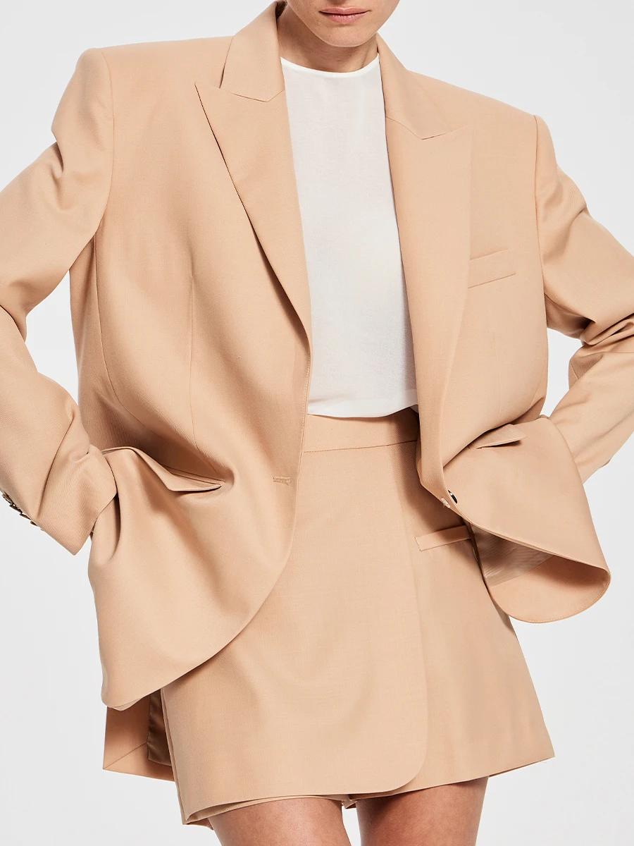 Пиджак из шерсти и шелка Kirilla