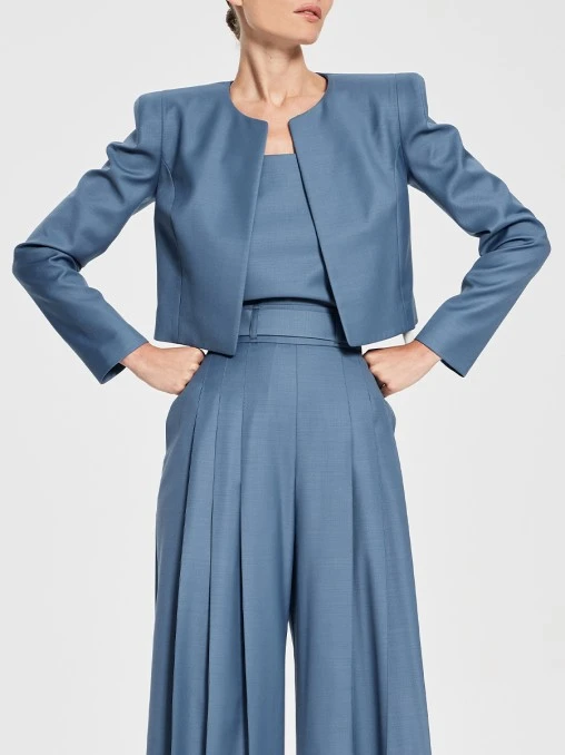 Жакет из шерсти и вискозы Slava SASHASKVO