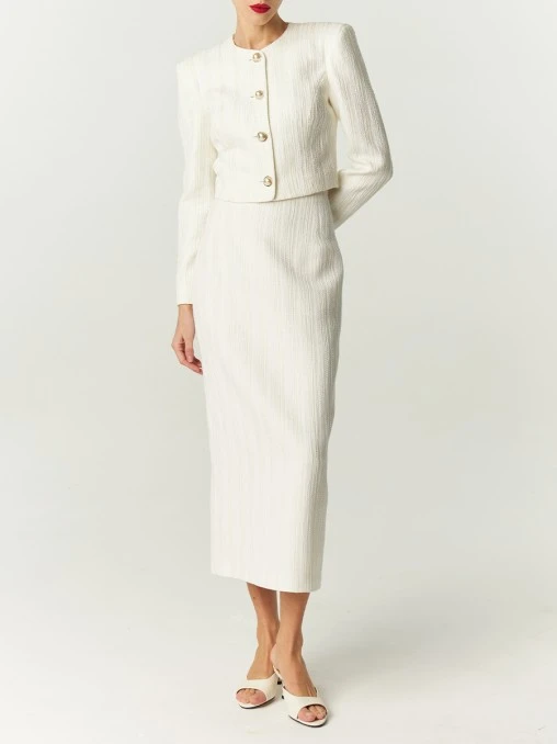 Жакет из хлопка и вискозы Vlada SASHASKVO