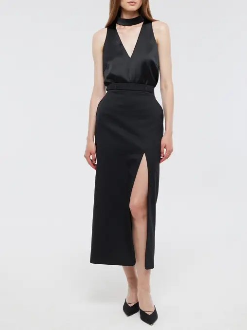 Юбка Ivetta из шерсти SASHASKVO