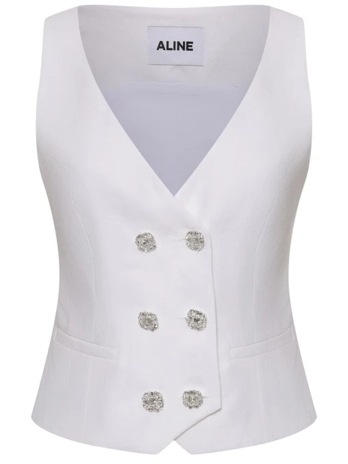 Жилет льняной ALINE