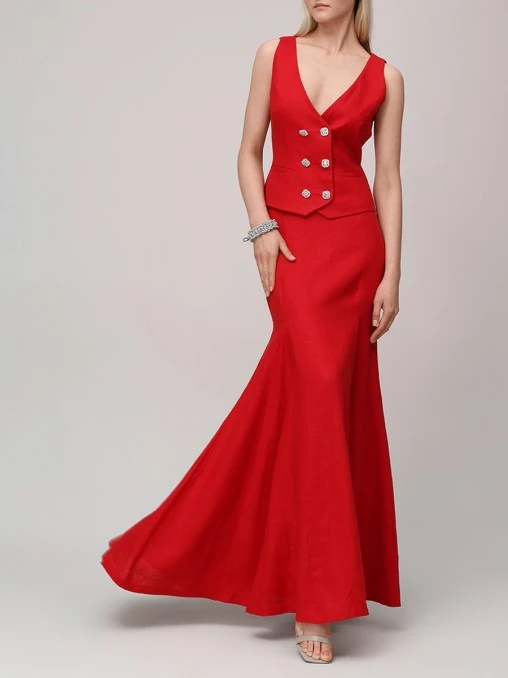 Жилет льняной ALINE