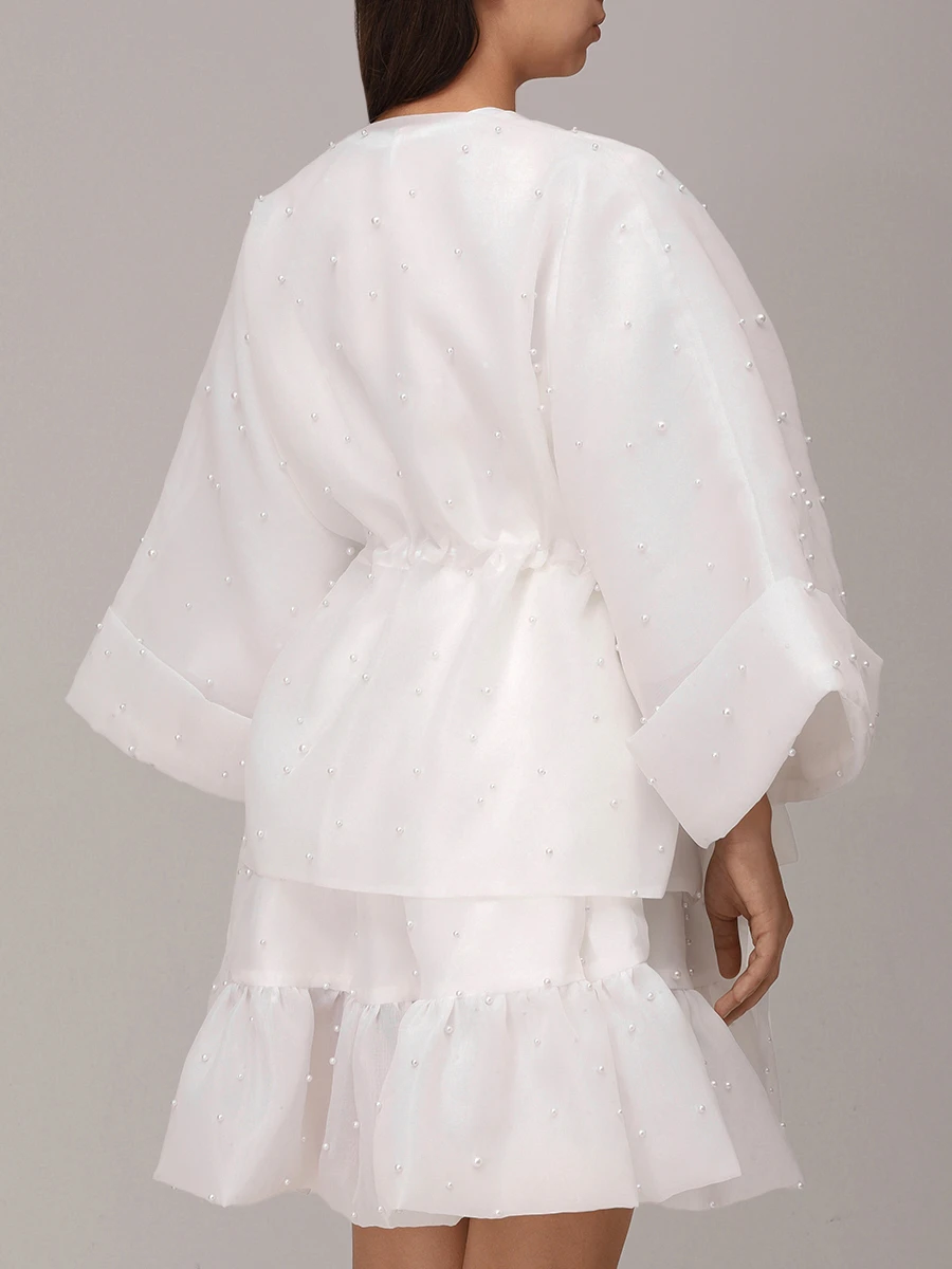 Блуза-кимоно из органзы