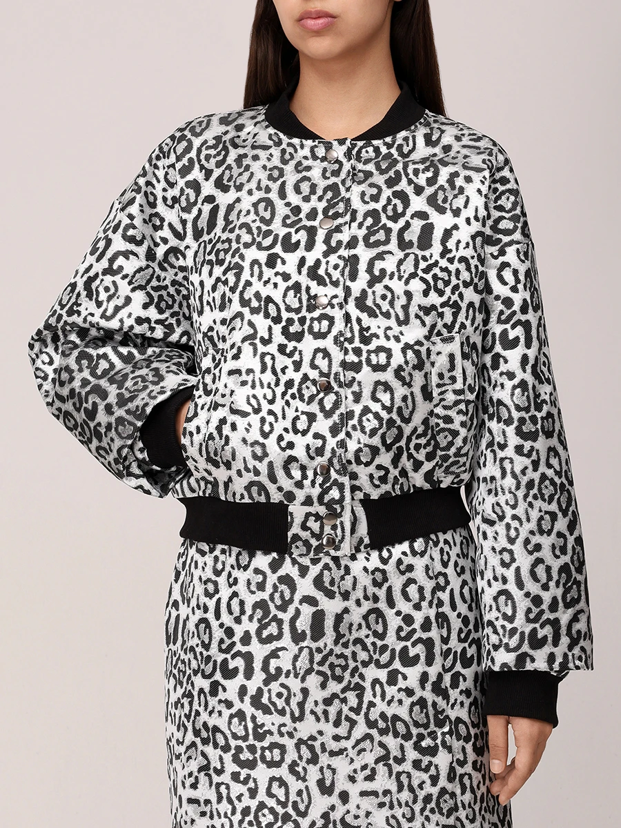 Бомбер с принтом