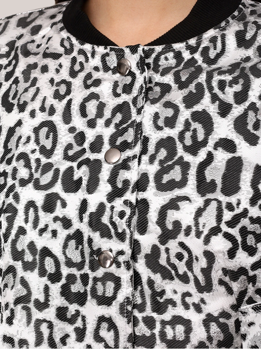 Бомбер с принтом