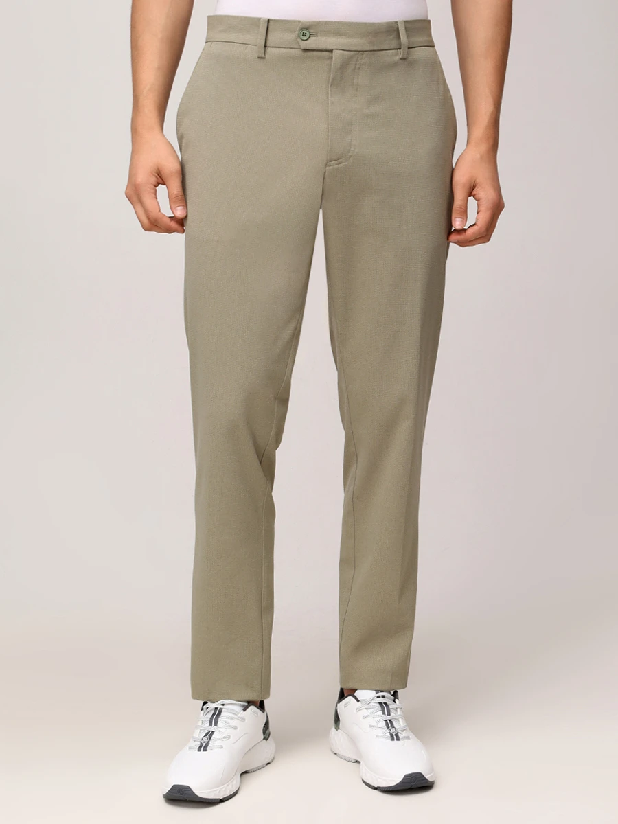 Брюки однотонные