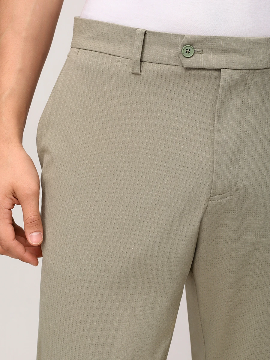 Брюки однотонные