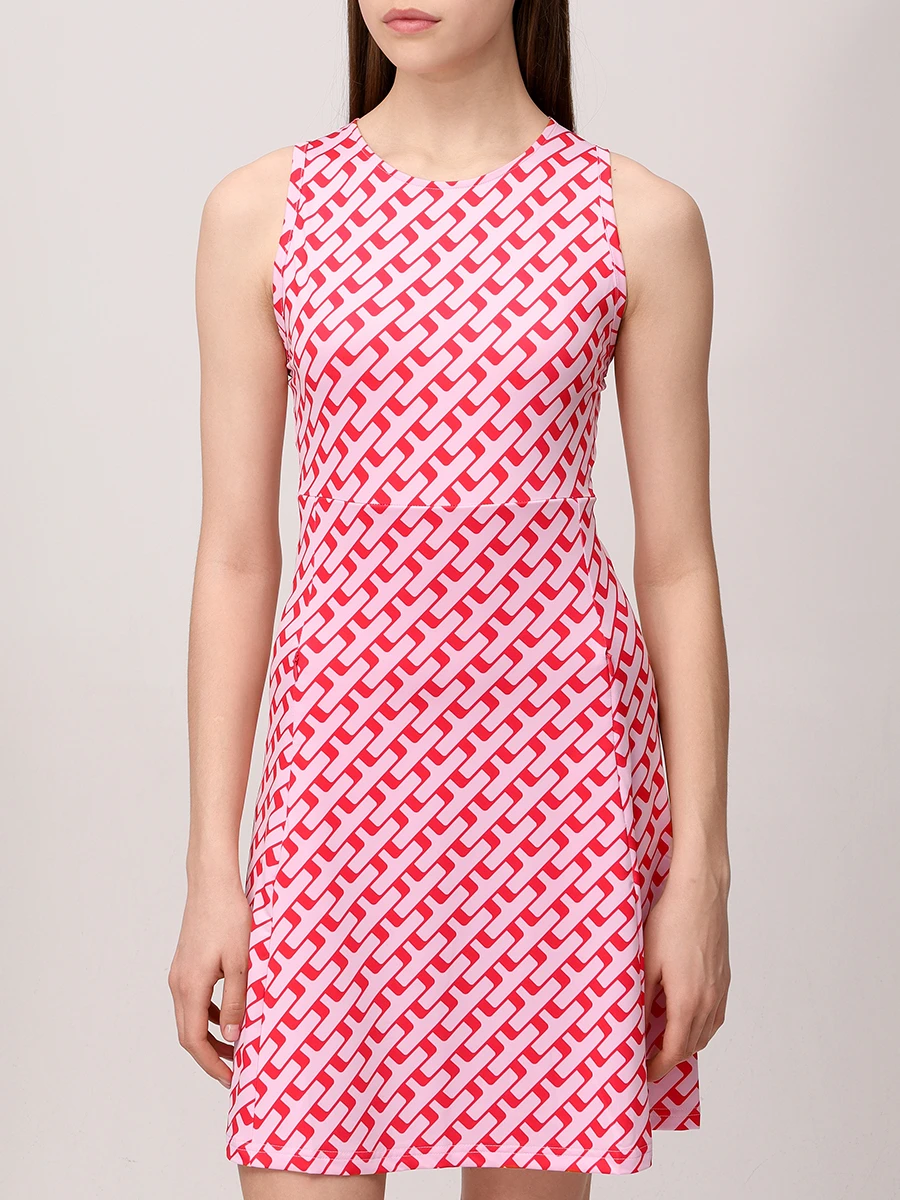 Платье однотонное