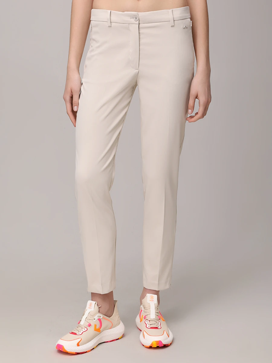 Брюки однотонные