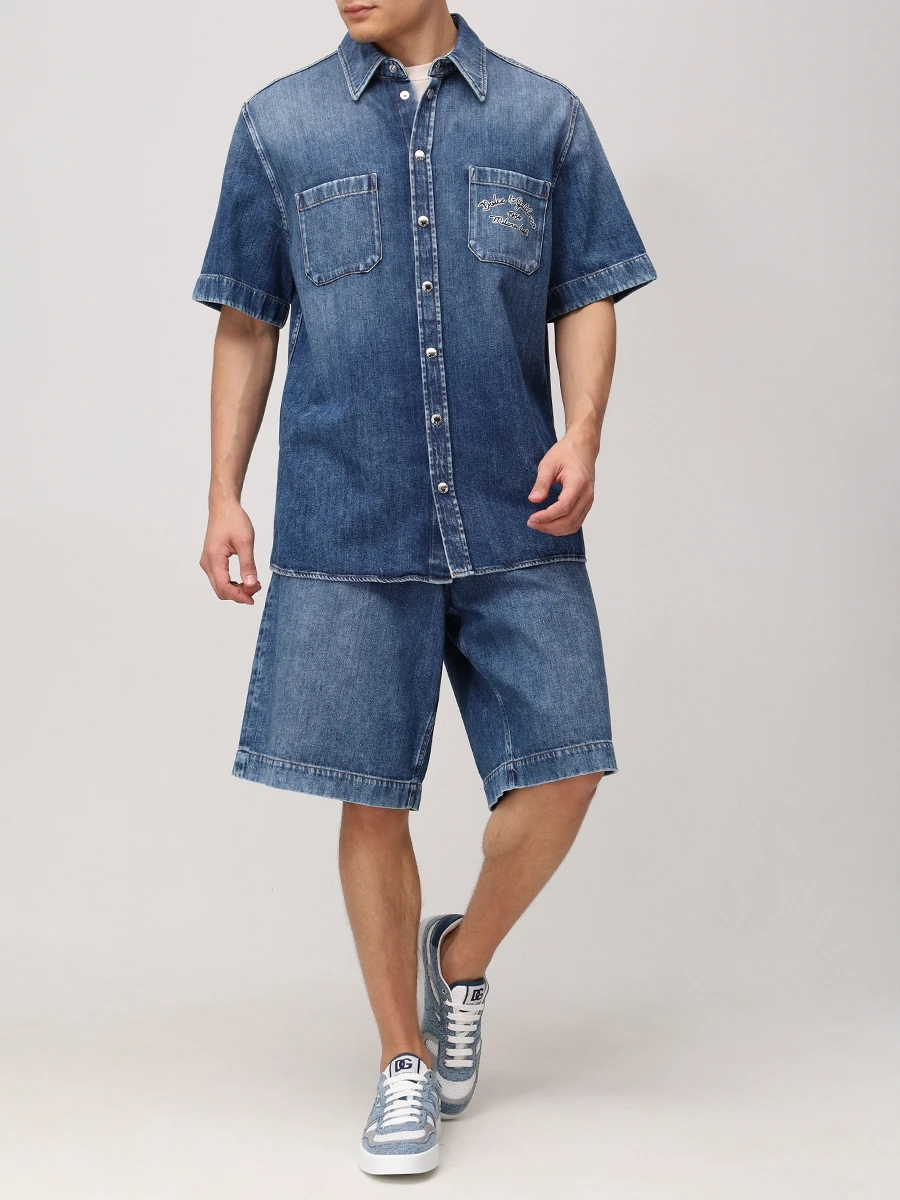 Рубашка джинсовая