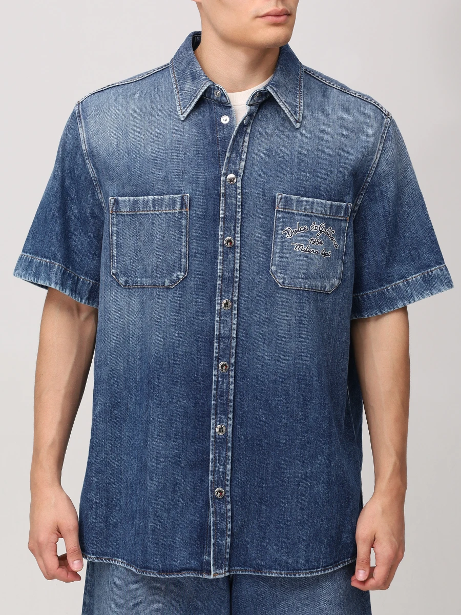 Рубашка джинсовая