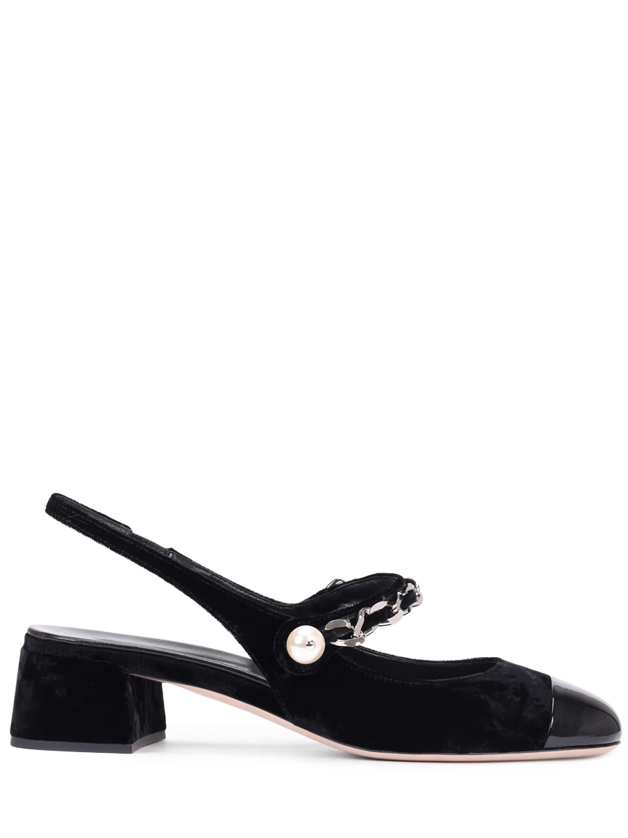 Туфли бархатные