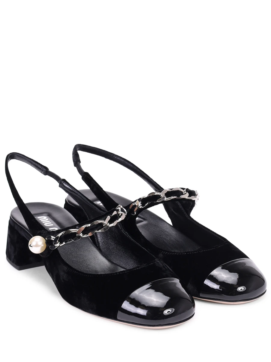 Туфли бархатные