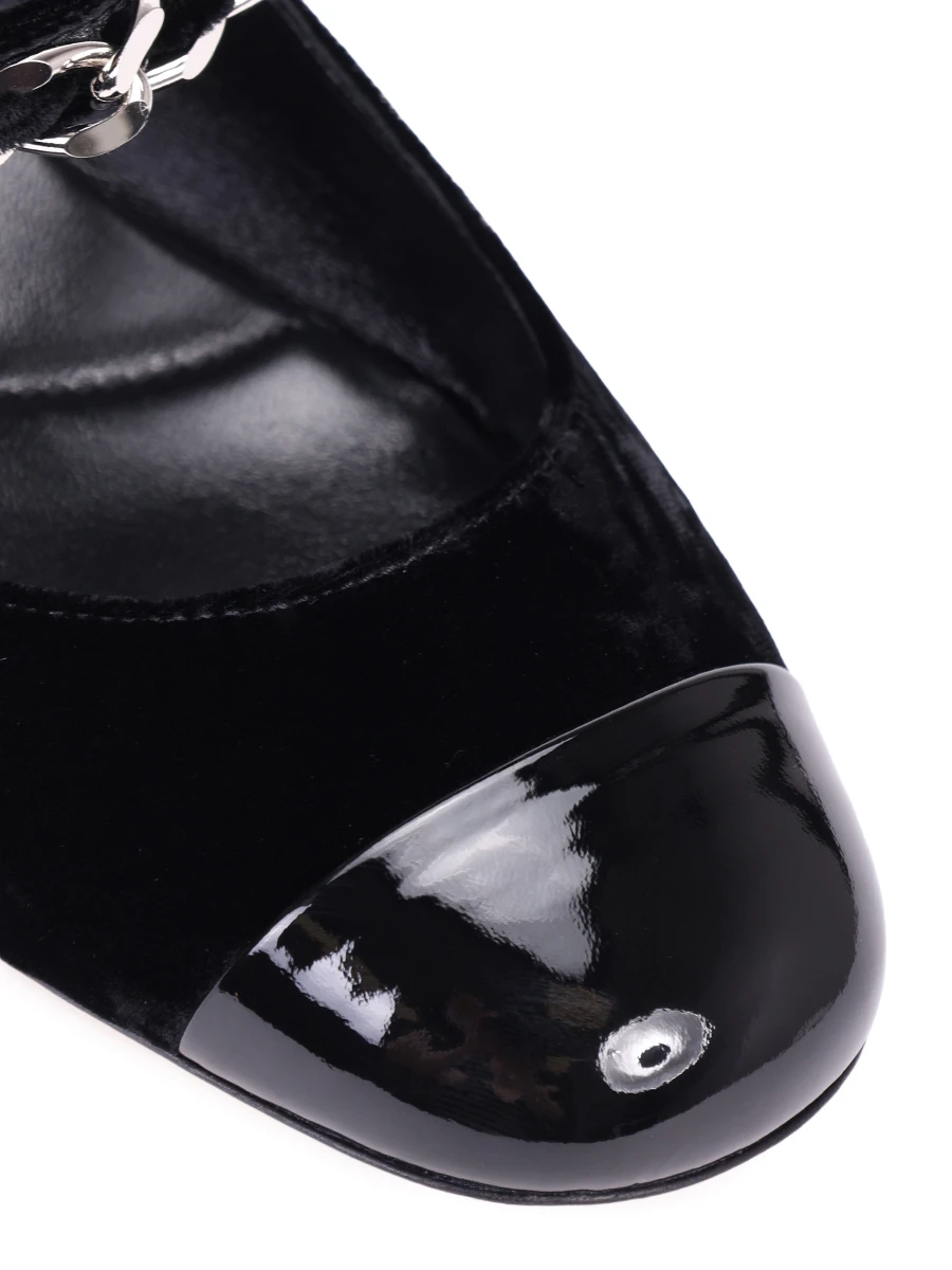 Туфли бархатные