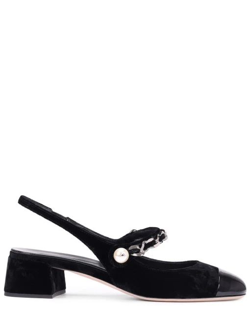 Туфли бархатные MIU MIU