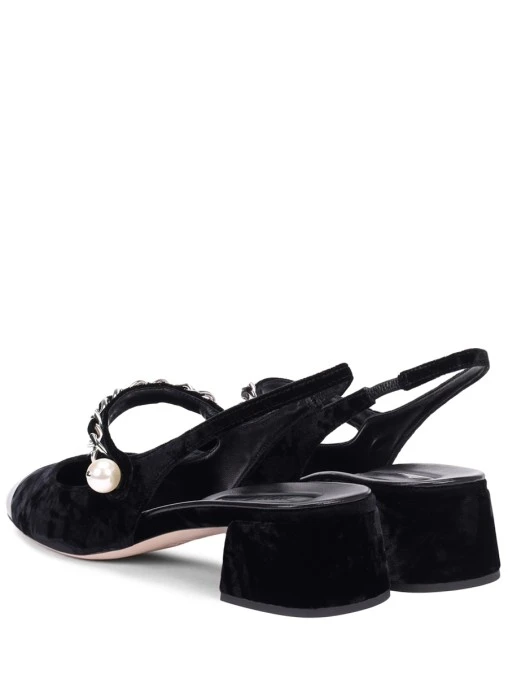 Туфли бархатные MIU MIU