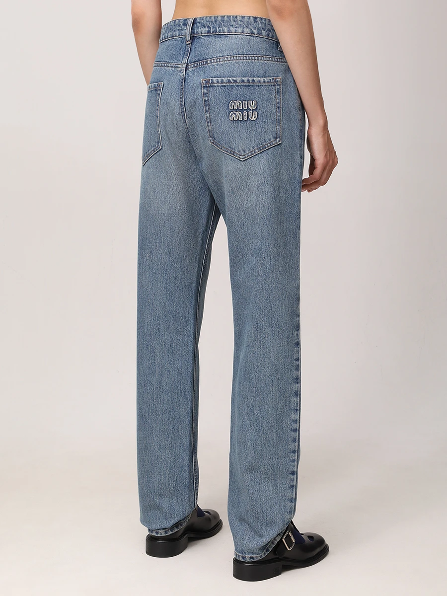 Джинсы хлопковые