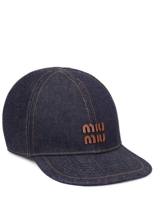 Бейсболка джинсовая MIU MIU