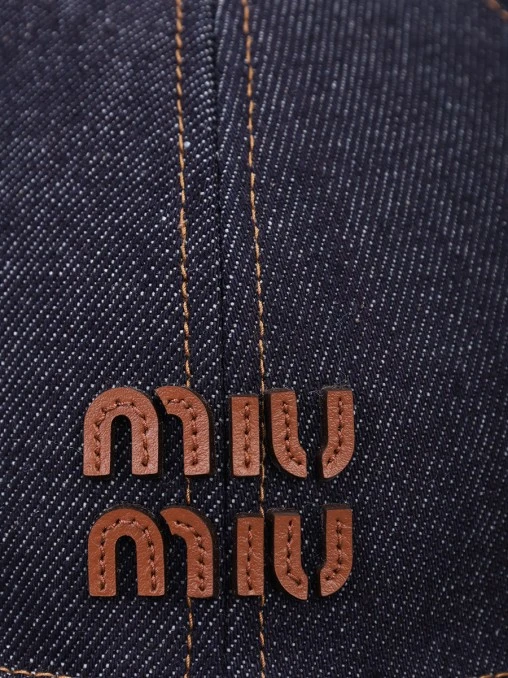 Бейсболка джинсовая MIU MIU