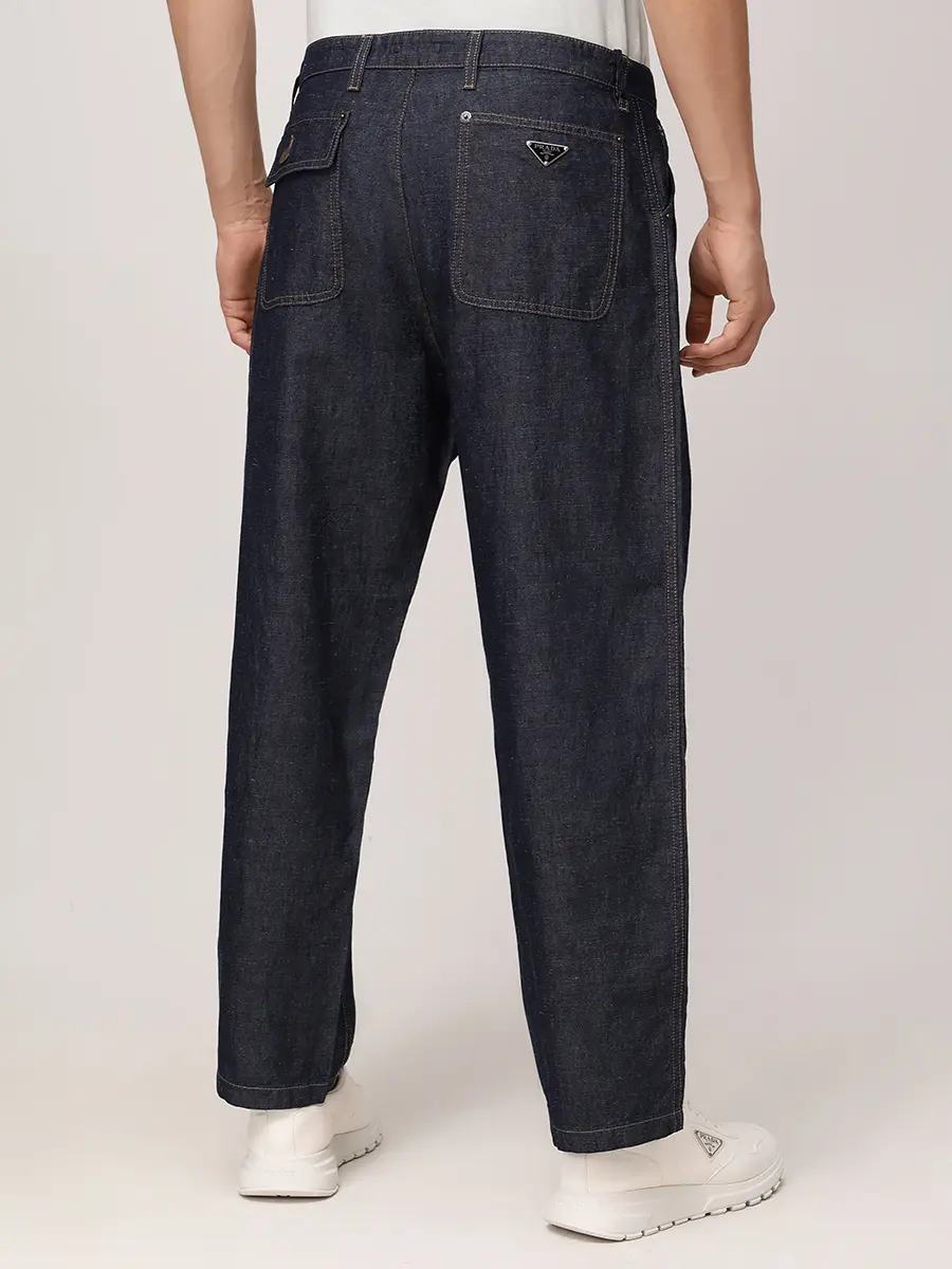 Джинсы хлопковые