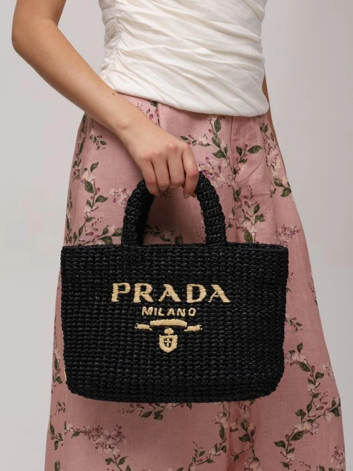 Сумка из рафии PRADA