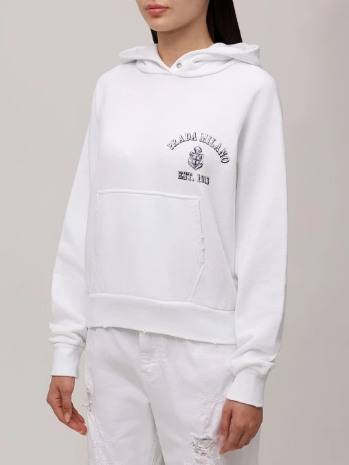 Худи хлопковое PRADA