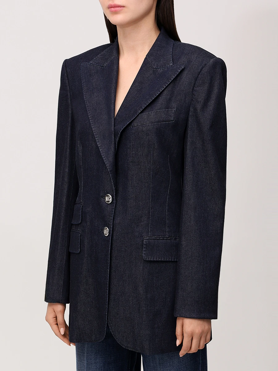 Пиджак джинсовый