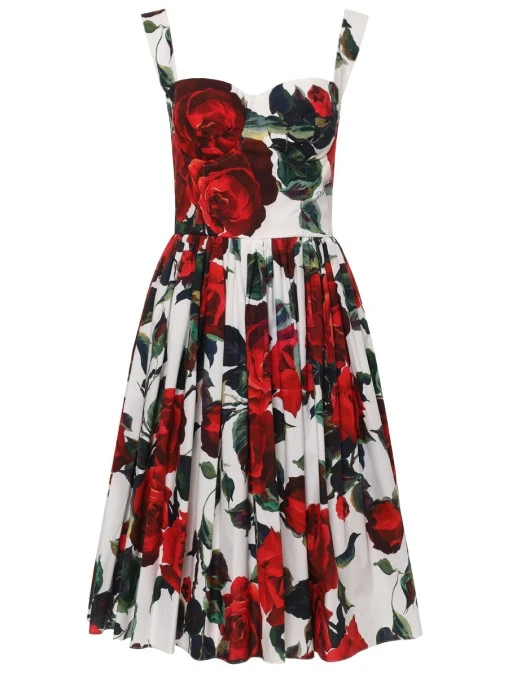 Платье хлопковое DOLCE & GABBANA