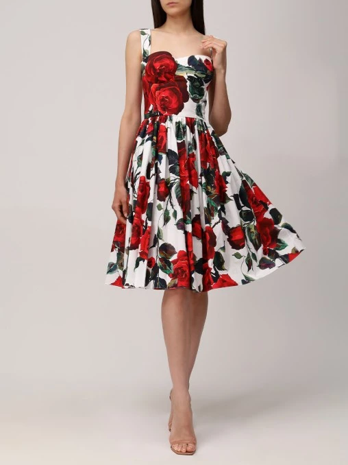 Платье хлопковое DOLCE & GABBANA